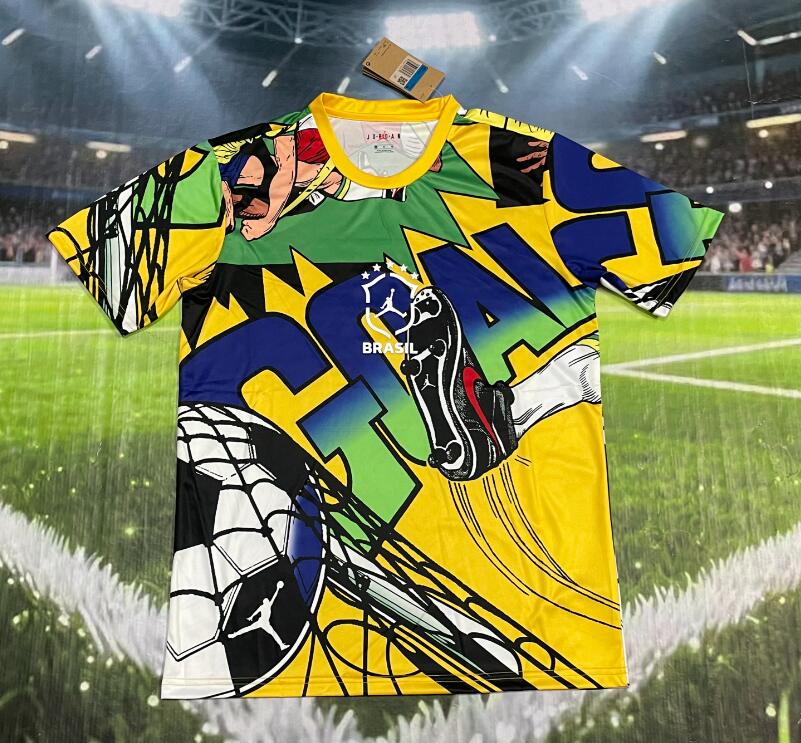 AAA Quality Brazil 26/27 Special Yellow/Blue Soccer Jersey